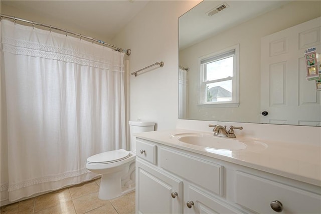 113 Gold Bridge Xing, Canton, GA 30114 - full bath featuring toilet, vanity, tile patterned floors, and a shower with shower curtain