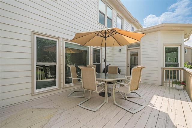 113 Gold Bridge Xing, Canton, GA 30114 - wooden deck featuring outdoor dining space