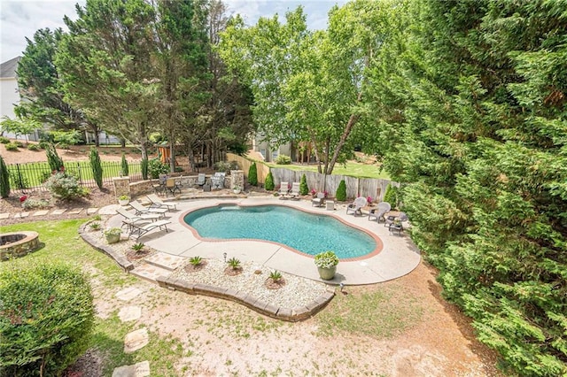 113 Gold Bridge Xing, Canton, GA 30114 - view of pool featuring a patio