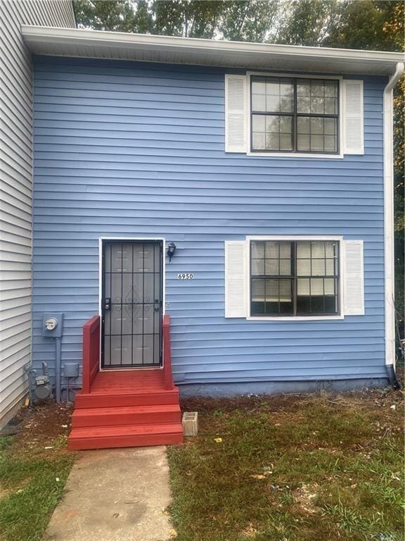 view of rear view of house