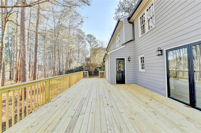view of deck