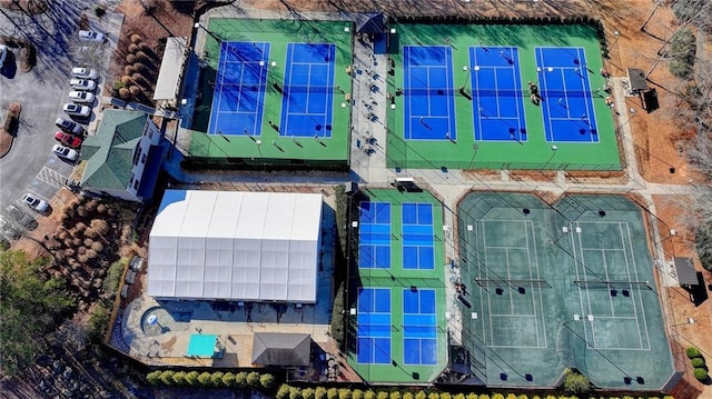 drone / aerial view
