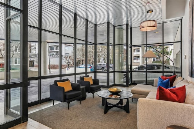 1130 Piedmont Ave NE Unit 410, Atlanta, GA 30309 - building lobby with a sunroom