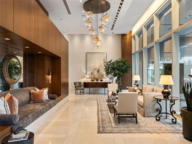 3630 Peachtree Rd NE Unit 2305, Atlanta, GA 30326 - common area with a high ceiling