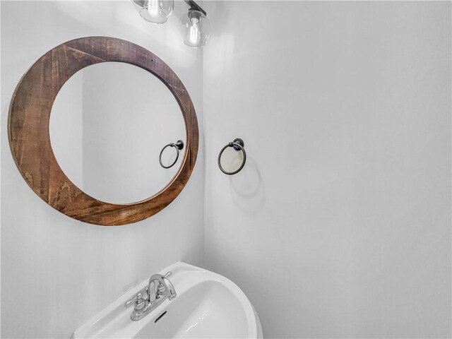 bathroom with a sink