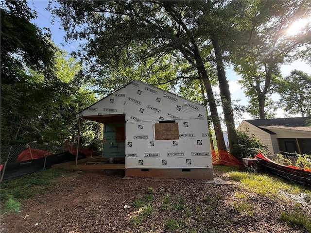 1106 Donnelly Ave SW, Atlanta, GA 30310 - back of property with crawl space