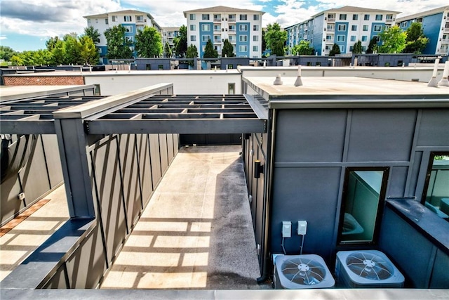 view of patio / terrace featuring cooling unit