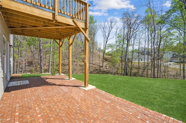 164 Long Leaf St, Dawsonville, GA 30534 - view of patio / terrace featuring a wooden deck