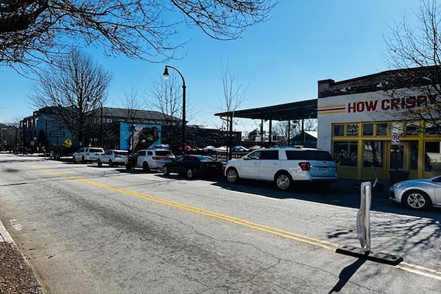 view of vehicle parking