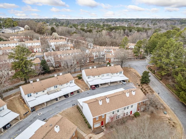 bird's eye view featuring a residential view