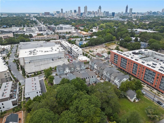 bird's eye view featuring a view of city