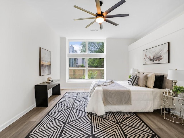 3100 Mount Gilead Rd SW, Atlanta, GA 30311 - bedroom with wood finished floors and ceiling fan