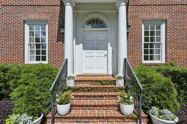 2671 Bohler Rd NW, Atlanta, GA 30327 - doorway to property with brick siding