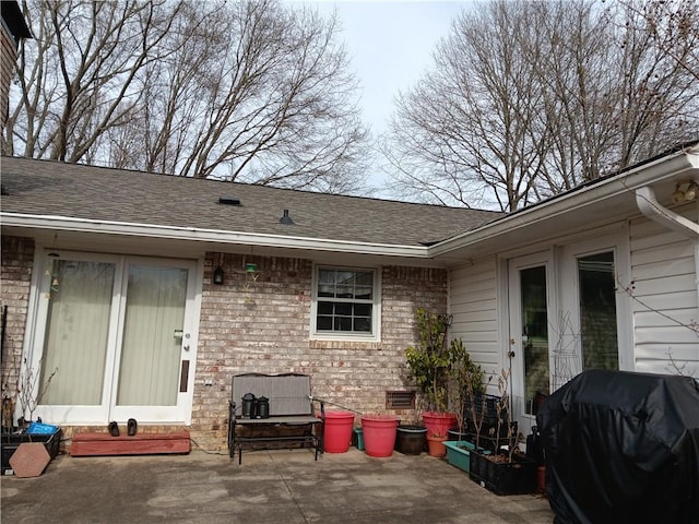 view of patio / terrace featuring a grill