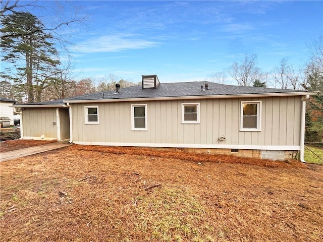 view of rear view of property
