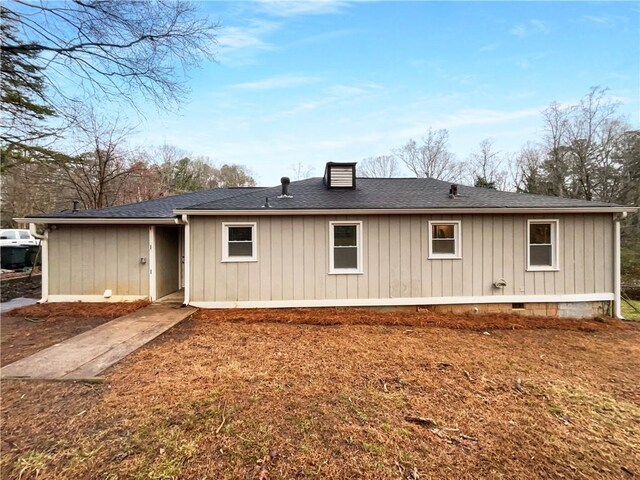 view of back of property