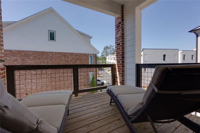 451 Burton Dr Unit 32, Alpharetta, GA 30009 - view of wooden terrace