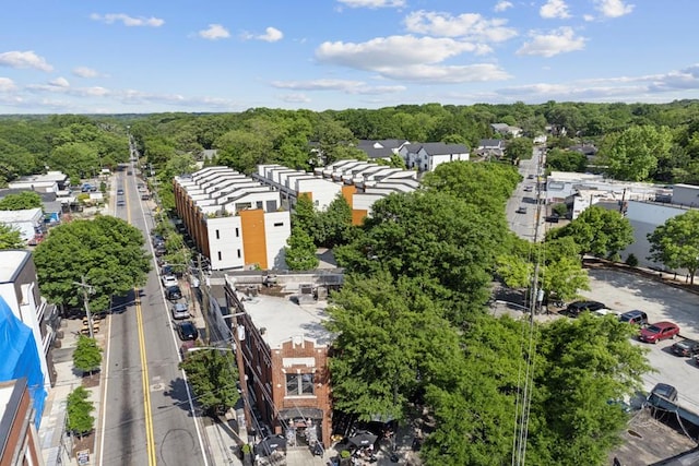 aerial view with a view of trees