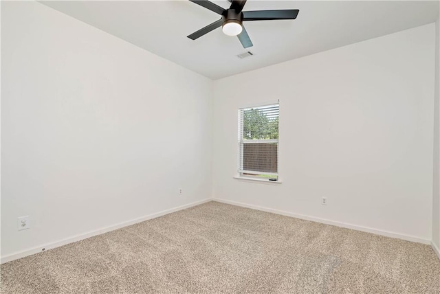 4171 Towncastle Ln, Buford, GA 30518 - empty room featuring light colored carpet, a ceiling fan, and baseboards