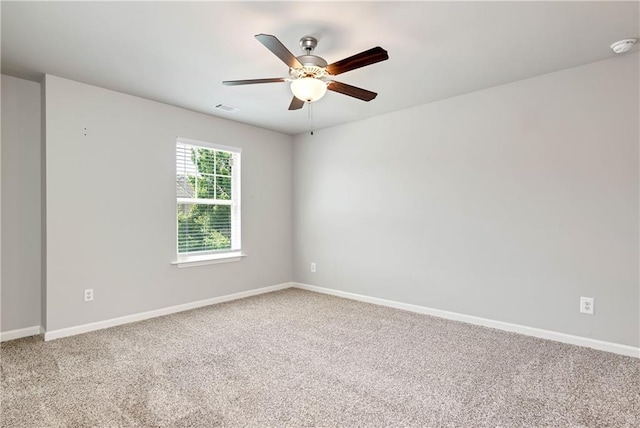4171 Towncastle Ln, Buford, GA 30518 - unfurnished room featuring a ceiling fan, carpet floors, and baseboards