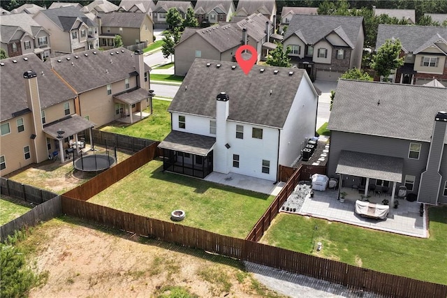 4171 Towncastle Ln, Buford, GA 30518 - aerial perspective of suburban area