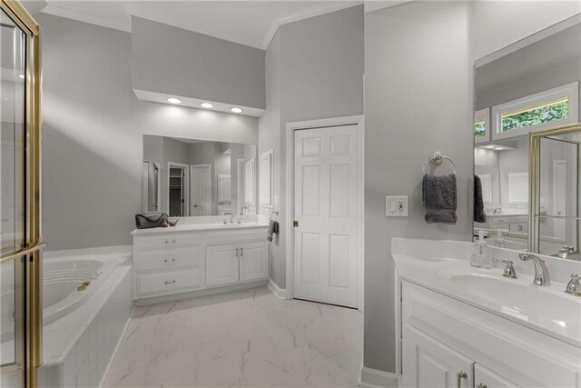 2026 Cresthaven Walk, Woodstock, GA 30189 - foyer featuring a chandelier, stairs, a tray ceiling, light wood finished floors, and crown molding