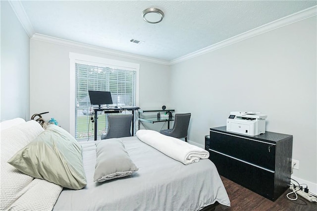 787 Mckendree Lake Way, Lawrenceville, GA 30043 - bedroom with wood finished floors and crown molding