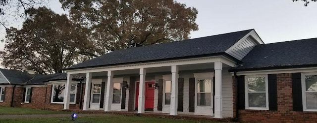 exterior space featuring a porch