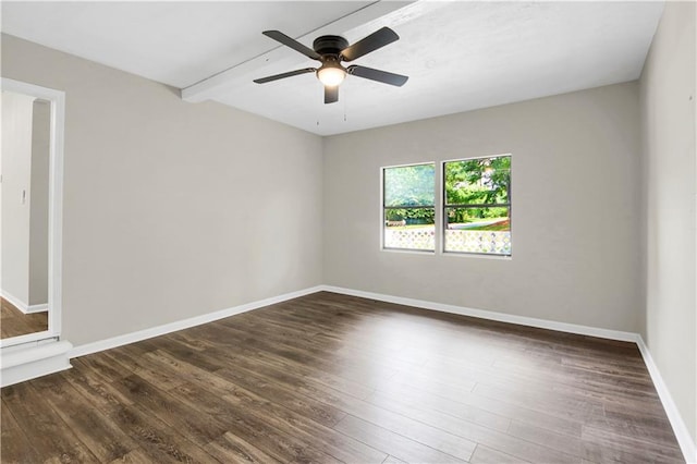 558 Newlin Ct, Lawrenceville, GA 30046 - spare room featuring dark wood finished floors and a ceiling fan