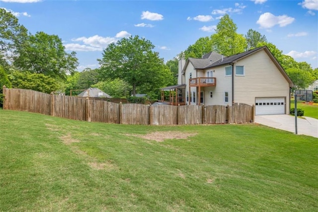 65 Millennial Ct, Lawrenceville, GA 30045 - view of yard featuring concrete driveway and an attached garage