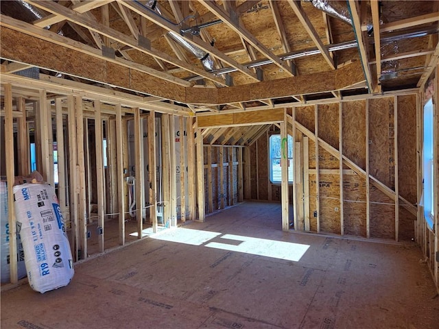 view of attic