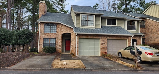 front facade featuring a garage