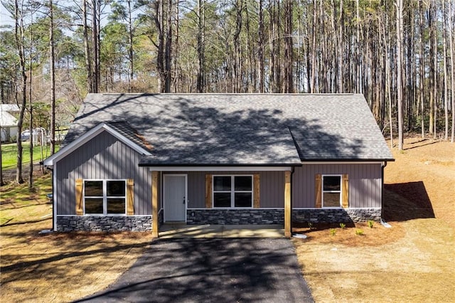 view of front of home