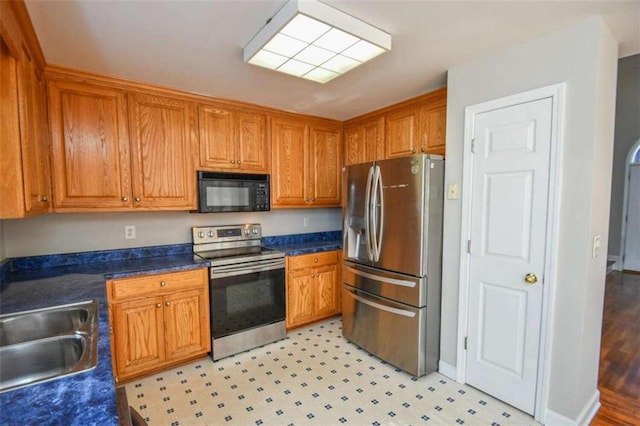 kitchen featuring sink and stainless steel appliances