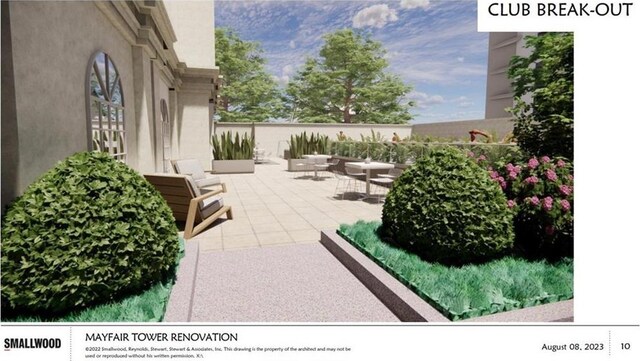 199 14th St NE Unit 2010, Atlanta, GA 30309 - view of patio / terrace with outdoor lounge area