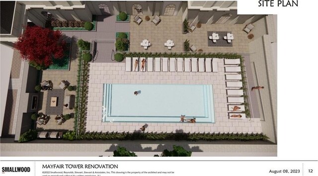 199 14th St NE Unit 2010, Atlanta, GA 30309 - birds eye view of property