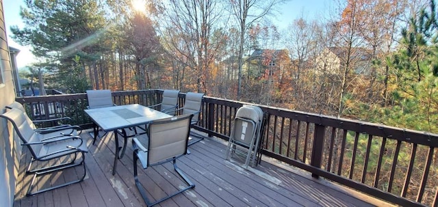 4520 Essen Ln, Cumming, GA 30041 - deck featuring outdoor dining area