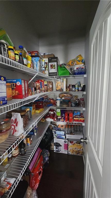 view of pantry