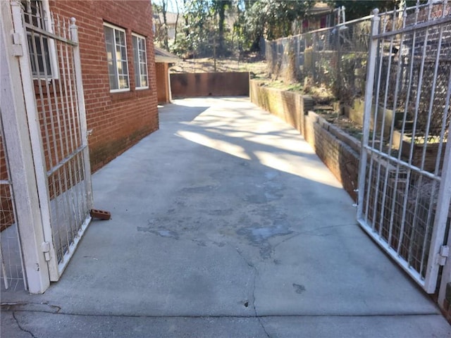 view of patio / terrace with fence