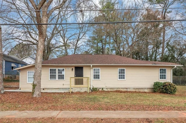 2222 Mcafee Rd, Decatur, GA 30032 - ranch-style home featuring a front yard
