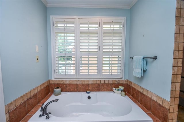 1173 Saint Charles Pl, Gainesville, GA 30501 - full bathroom featuring a bath and crown molding