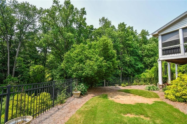 1173 Saint Charles Pl, Gainesville, GA 30501 - view of yard featuring a sunroom