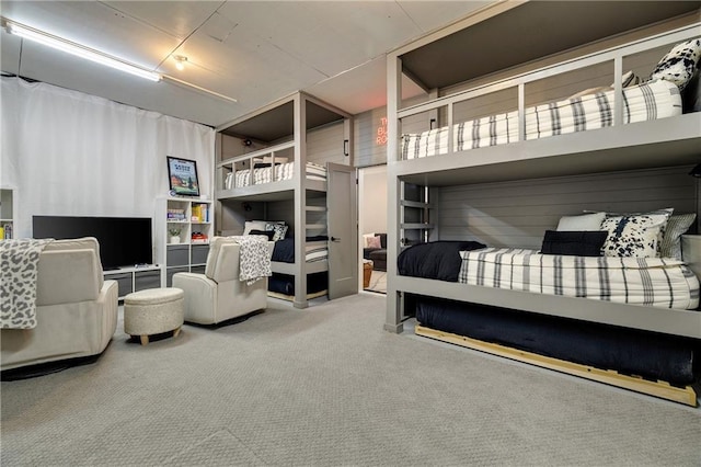 bedroom with carpet floors