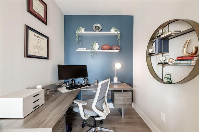 22 Airline St NE Unit 403, Atlanta, GA 30312 - office with wood finished floors and baseboards