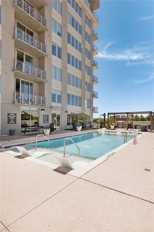 22 Airline St NE Unit 403, Atlanta, GA 30312 - community pool featuring a patio area