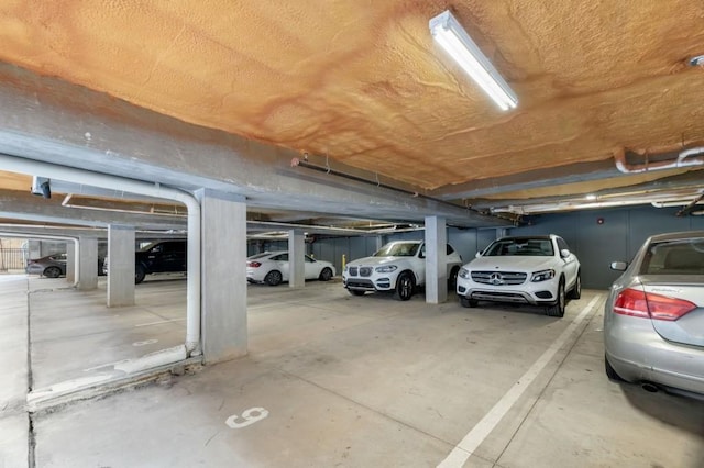 view of parking deck