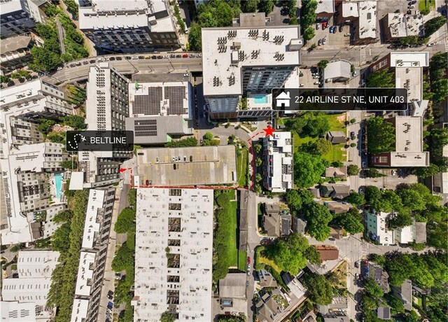 22 Airline St NE Unit 403, Atlanta, GA 30312 - aerial view of property and surrounding area