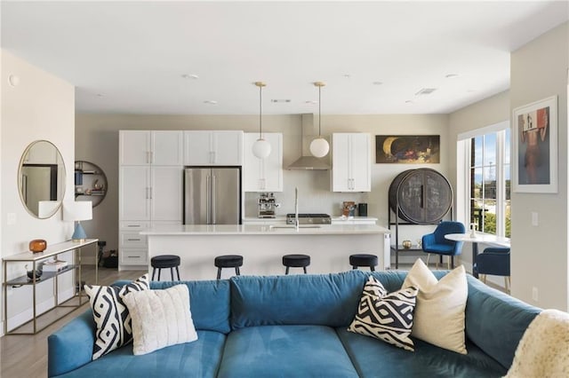 22 Airline St NE Unit 403, Atlanta, GA 30312 - living area featuring wood finished floors