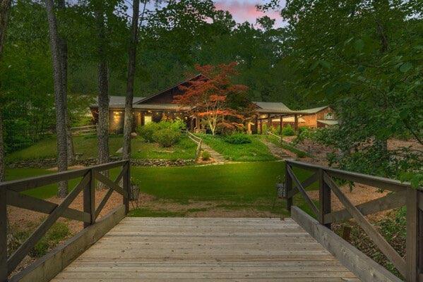 230 Old Mill White Ext, Jasper, GA 30143 - wooden deck with a yard