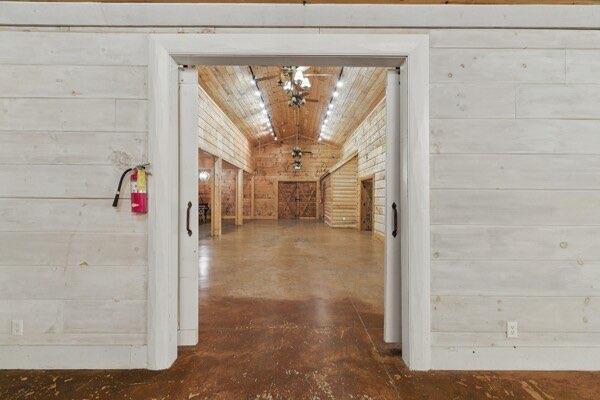 230 Old Mill White Ext, Jasper, GA 30143 - hall with lofted ceiling